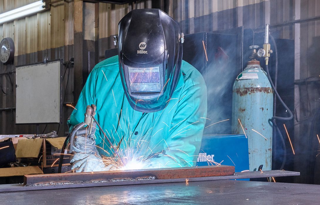 Welding and Fabrication close-up
